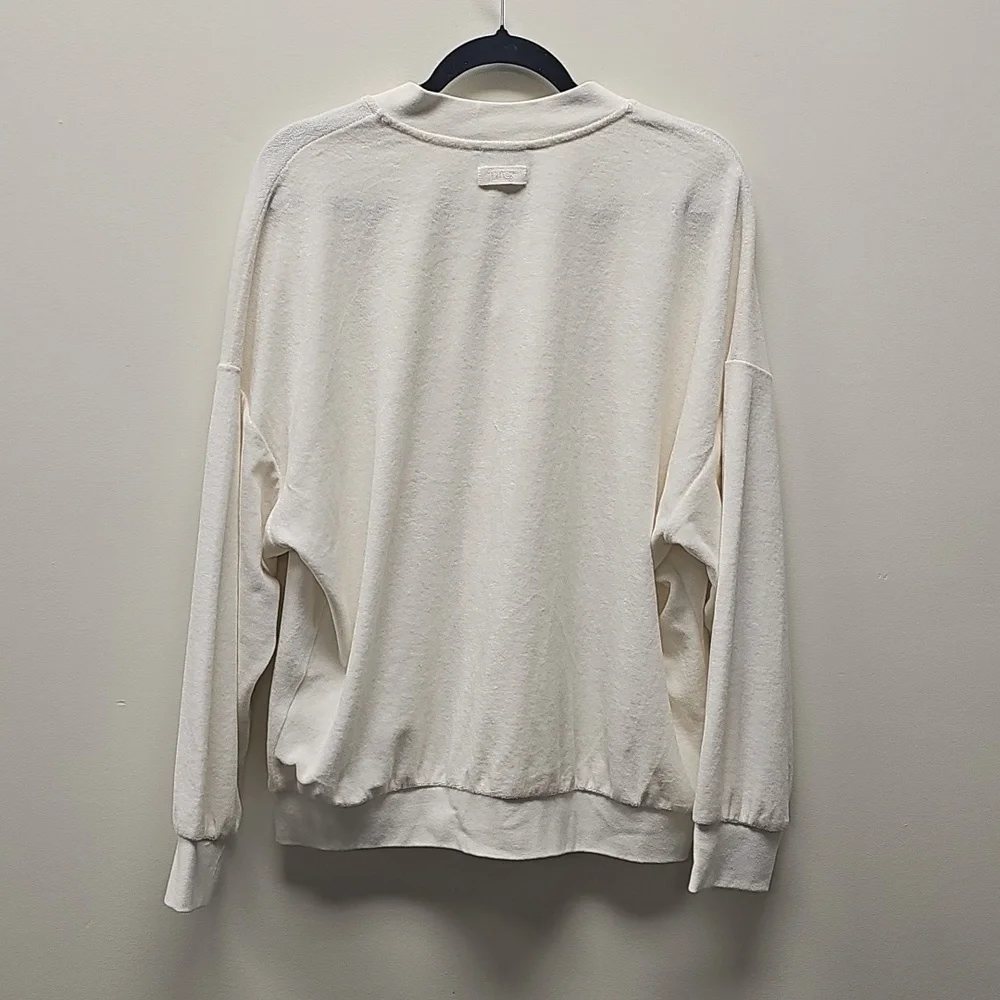 Juicy Couture Off-White Terry Cloth Top